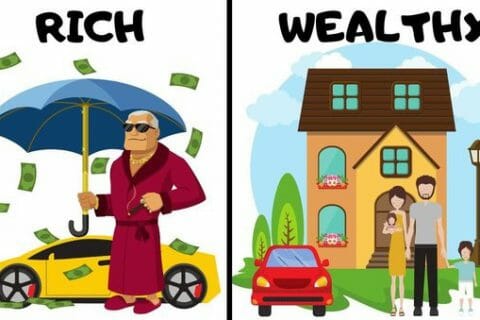 DIFFERENCES BETWEEN THE RICH AND THE WEALTHY