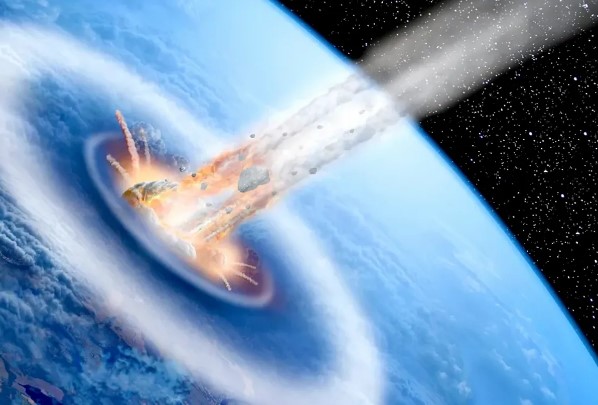 What happened the day an asteroid hit the earth?