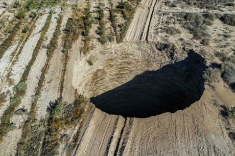 A mysterious hole, bigger than the White House, appears in Chile